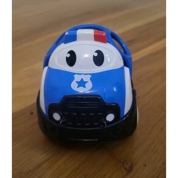 Oball Go Grippers Police Car Blue White Kids II Toy Vehicle Toddler Baby Grip - Picture 1 of 7